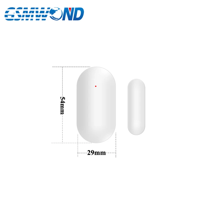 433MHz Wireless Door Windows Sensor Open/Close Home Security Detector Works With Alarm System