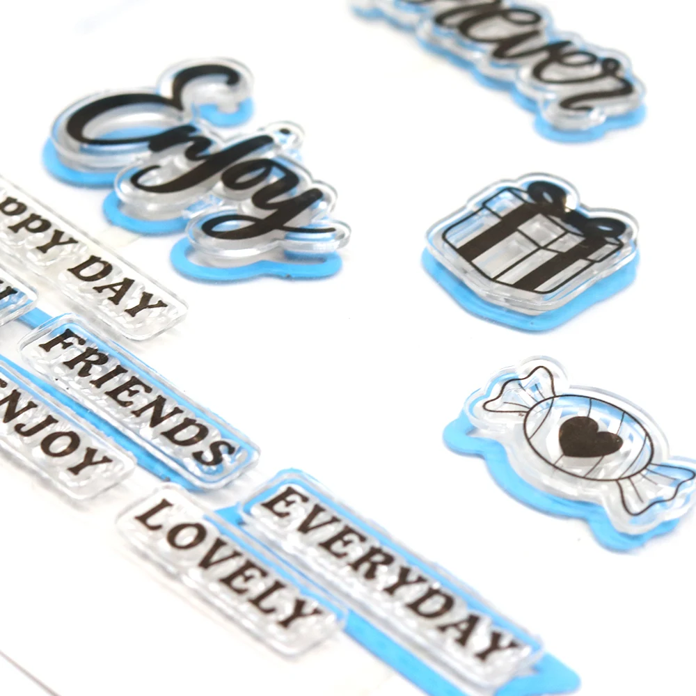 Kreative Pfad Klare Stempel Und Metall Schneiden Stirbt Set Pack DIY Handwerk Scrapbooking Cardmaking Lagern Dekoration Silizium Dichtungen – Detail 9