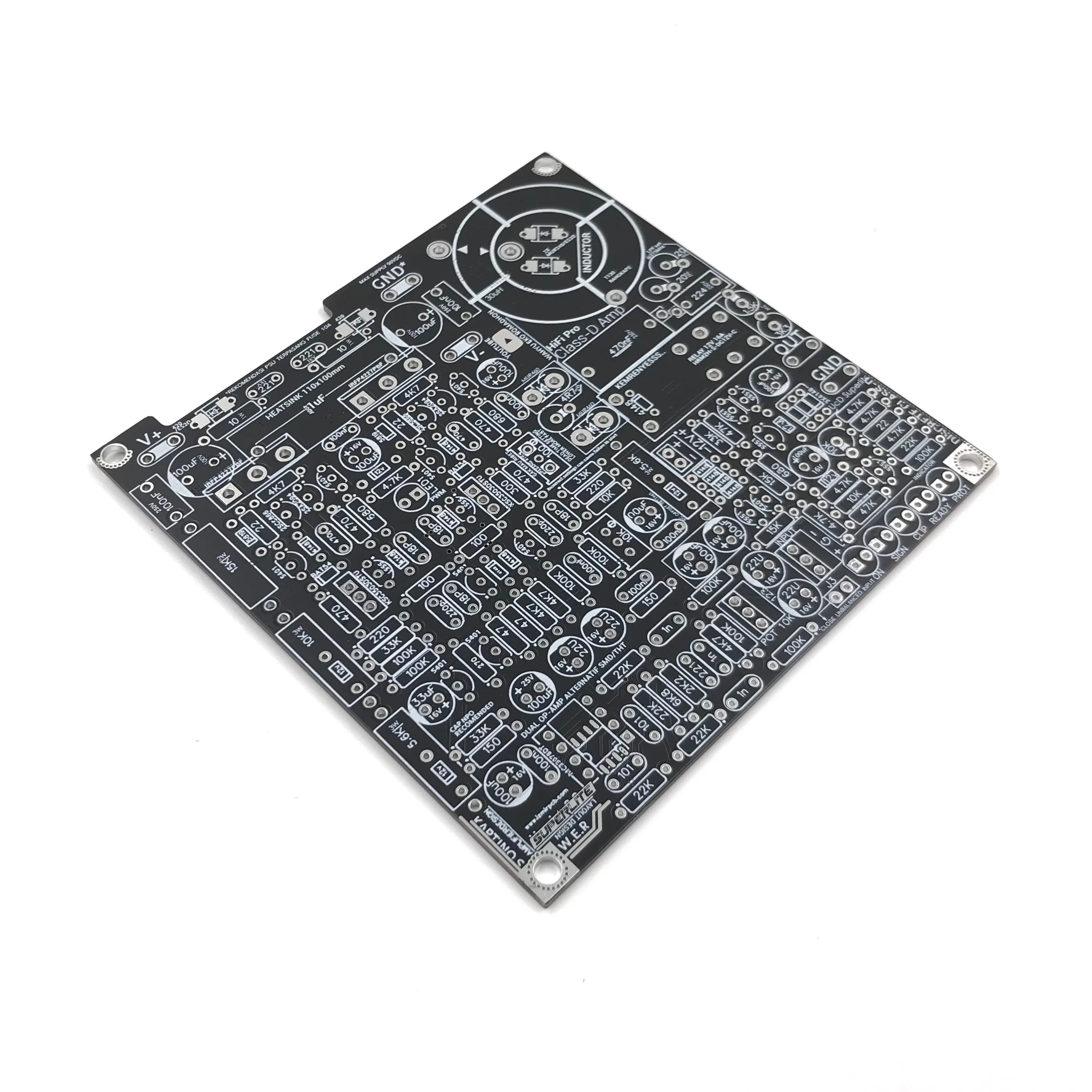 Class D UcD Sound Power Amplifier Circuit Board PCB 700W RMS Discrete Audio Amp Hi-Fi D700 140Vdc DIY