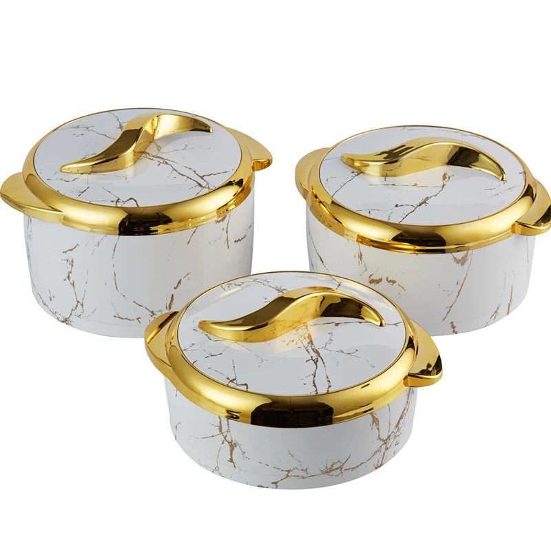3Pcs/Set 1.5/2/2.5L Plastic Food Warmer 2