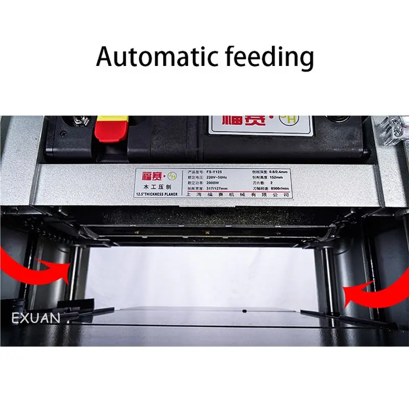 FS-Y125 existent rajeuncalcul travail Rabot Petit Ménage Électrique Outils Bois pio Rabot Banc Rabot 2000W