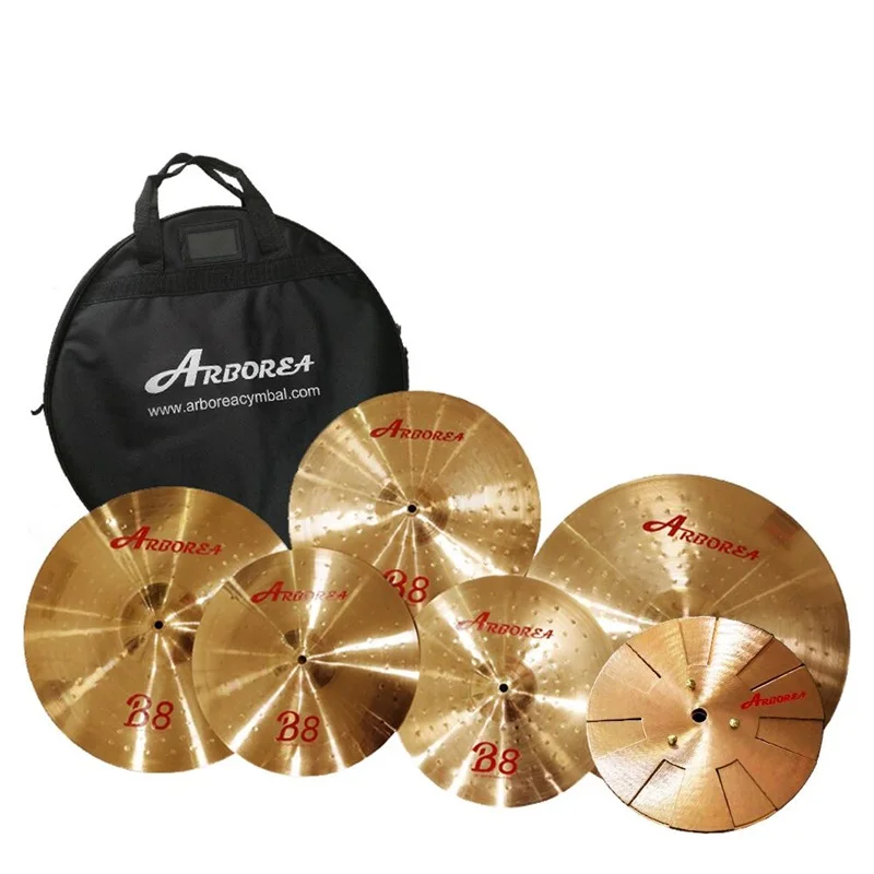 Arborea Red B8 Cymbal Set: 10