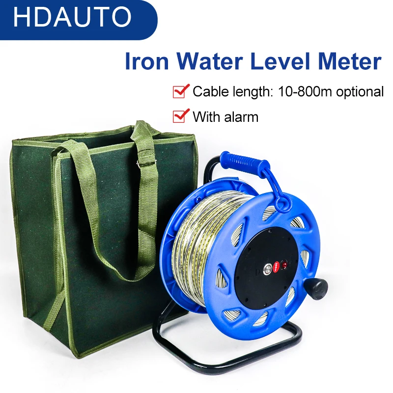 Ground Water Level Sensor Sounder Level Measurement Deep Well Depth Meter Wells Tank Level Detector