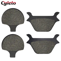 Cyleto Motorcycle Front or Rear Brake Pads for Harley Sportster & Softail Series (All Models) 1988-1999