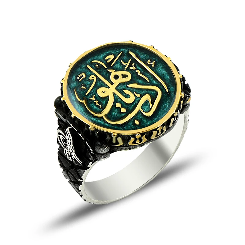 925 Silver Traditional Ottoman Rings for Men