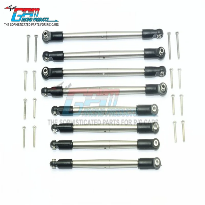 

GPM STAINLESS STEEL ADJUSTABLE TIE RODS -24PC SET FOR TRAXXAS 1/8 E REVO 2.0 86086-4 Upgrade