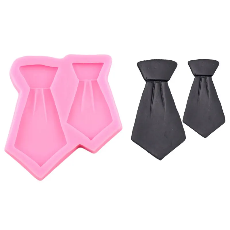 Mustache Tie Bows Soap Silicone Mold DIY Wedding Fondant Molds Cake Decorating Tools Candy Clay Resin Chocolate Gumpaste Moulds