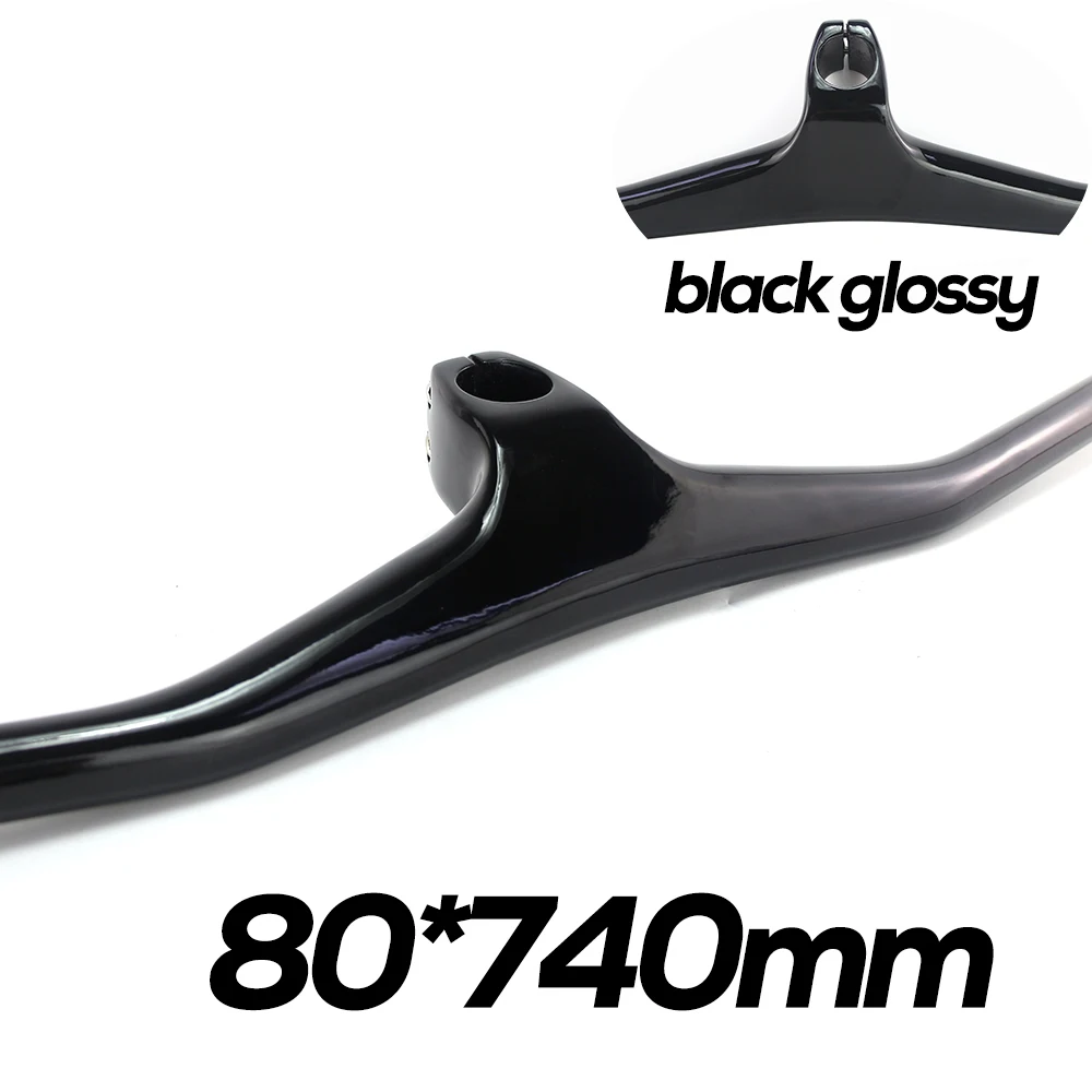 Ullicyc mtb Lenker und Vorbau 28,6 mm-17Degree Carbon integrierter Cockpit lenker für Mountainbike 660 ~ 800mm Fahrrad teile