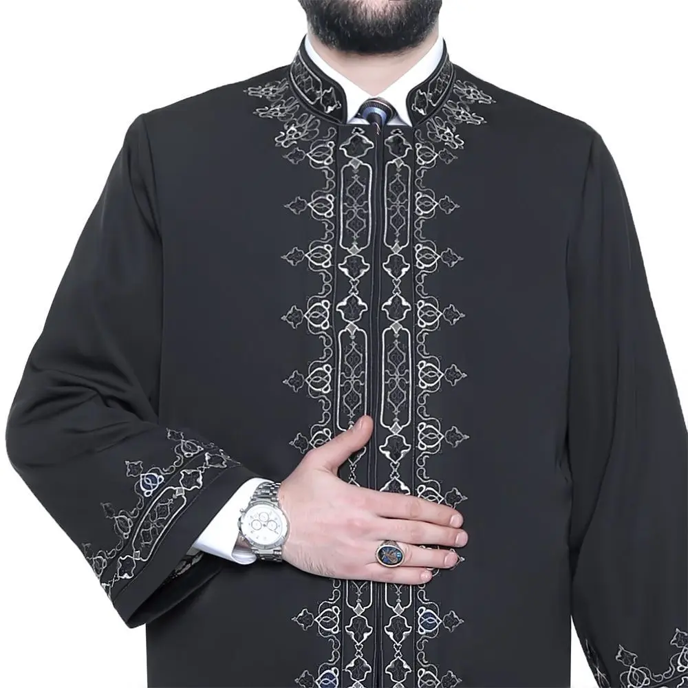 2021 dress Saudi Arabia Muslim clothes Qamis man jubba thobe dress namaz Dubai abaya Muslim products gomis homme