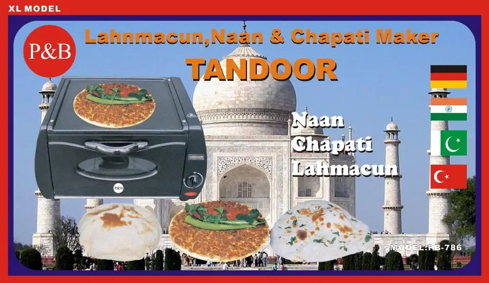 PB - TANDOOR ELECTRIC OVEN ELECTRIC OVEN TANDOORI kitchen-for NAAN, CHAPATI, LAHNMACUN, ROTI ,PIZZA MAKER, bread, INDIA food