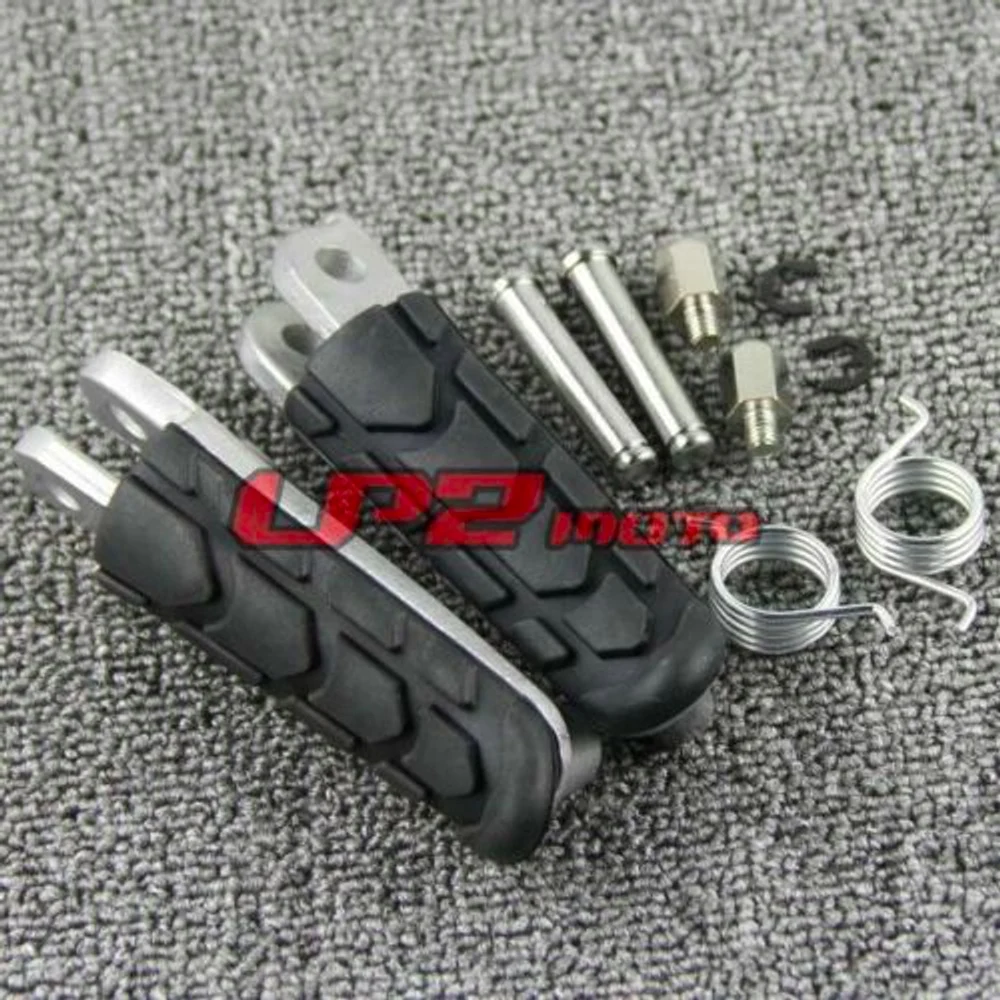 Foot Peg Front Rider Footrest for Honda NC700 NC700X NC750 NC750X NC750XD 12-19 CB250 HORNET 98-10 CB400 Super Four VTEC 99-13