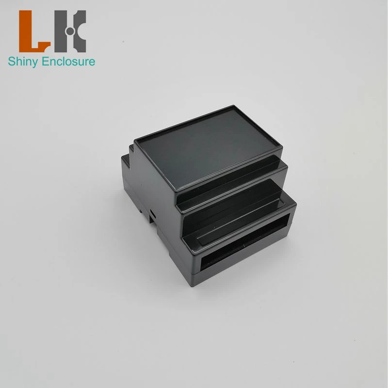 Diy Din Rail Enclosure 88x72x59mm Wall Mounting Plastic Enclosure LK-DR03 Din Rail Abs Plastic Box Plc Enclosure for PCB view 4