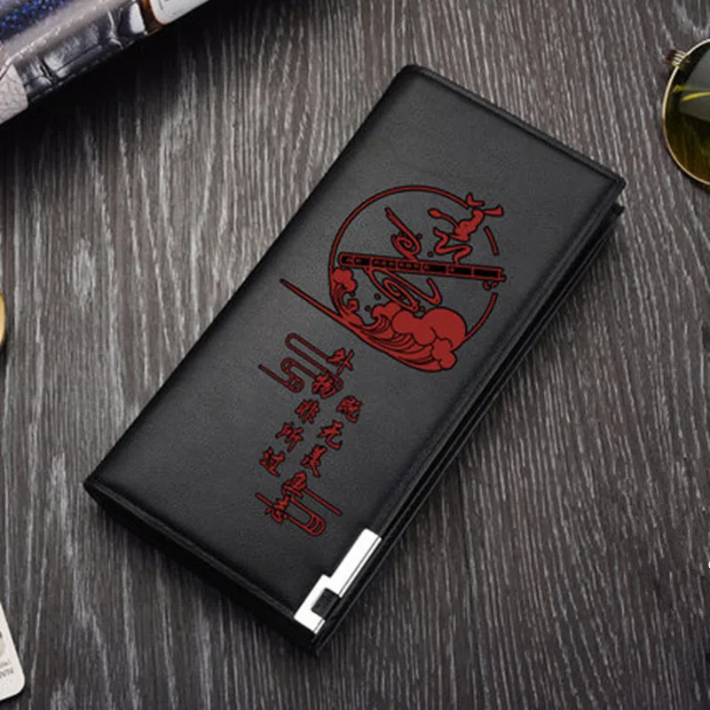 Grandmaster of Demonic Cultivation Wallet Mo Dao Zu Shi Wei Wuxian Lan Wangji Cosplay Long Casual Coin Purse Card Holder