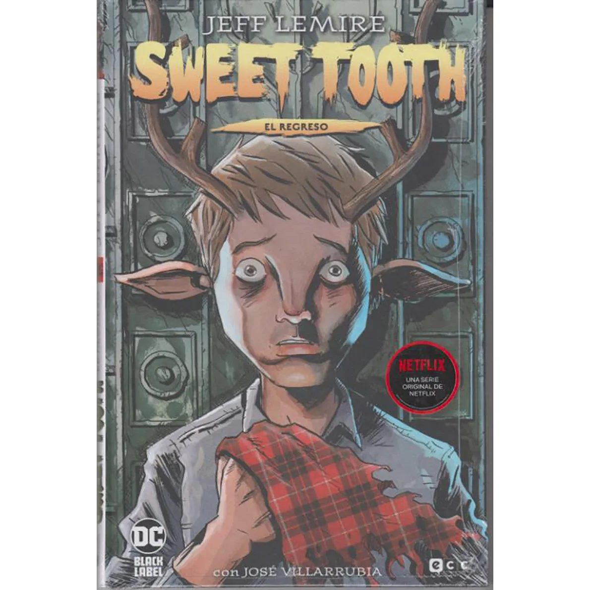 DC COMICS, SWEET TOOTH the return, ED. ECC, author JEFF LEMIRE , COMIC BOOK in Spanish, TEBEO, graphic novel, BLACK LABEL collection