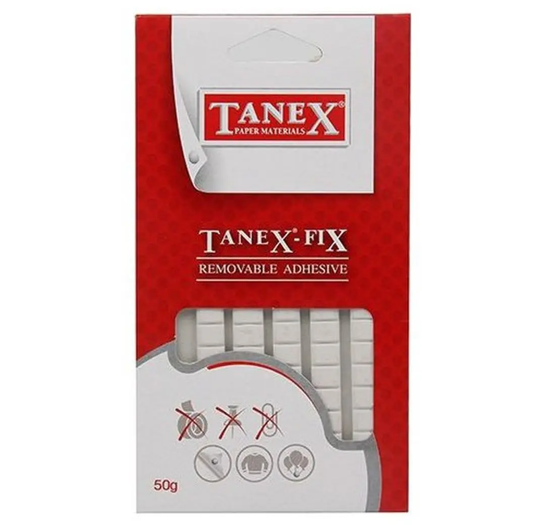 TANEXFİX 50gr. WHITE TACKIT 50G 439607215 Wall, Table, Closet Easy Paste For Very Useful 2 PCS