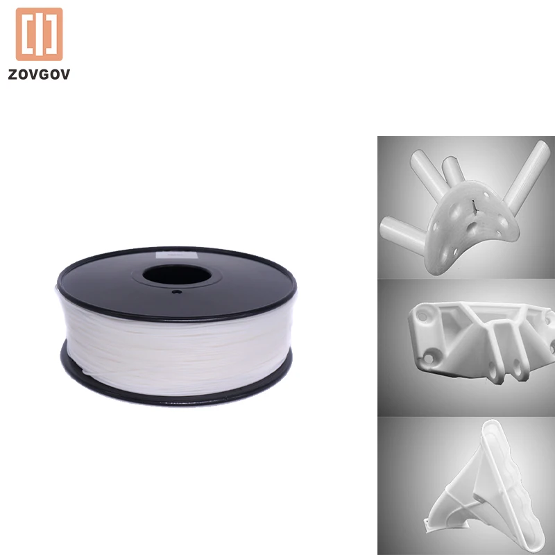 

Нейлоновая нить премиум-класса PA, 1,75 мм, 1 кг/2,2 фунта, ZOVGOV, высокая прочность на растяжение, материал для 3D-печати, материалы для полиамидной сублимации