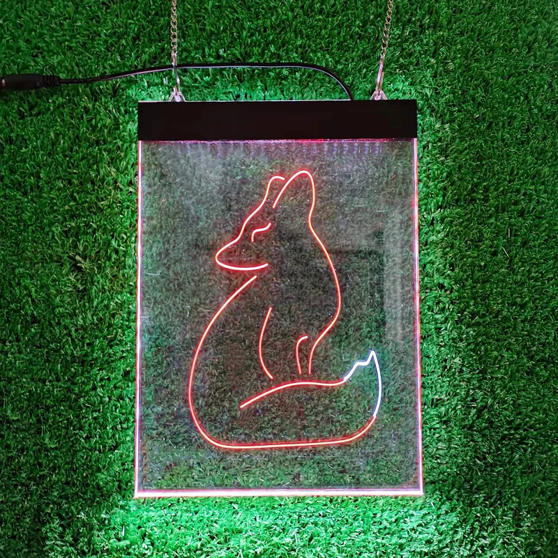

Fashion-Foxes Dispaly Dual Color Led Neon Sign