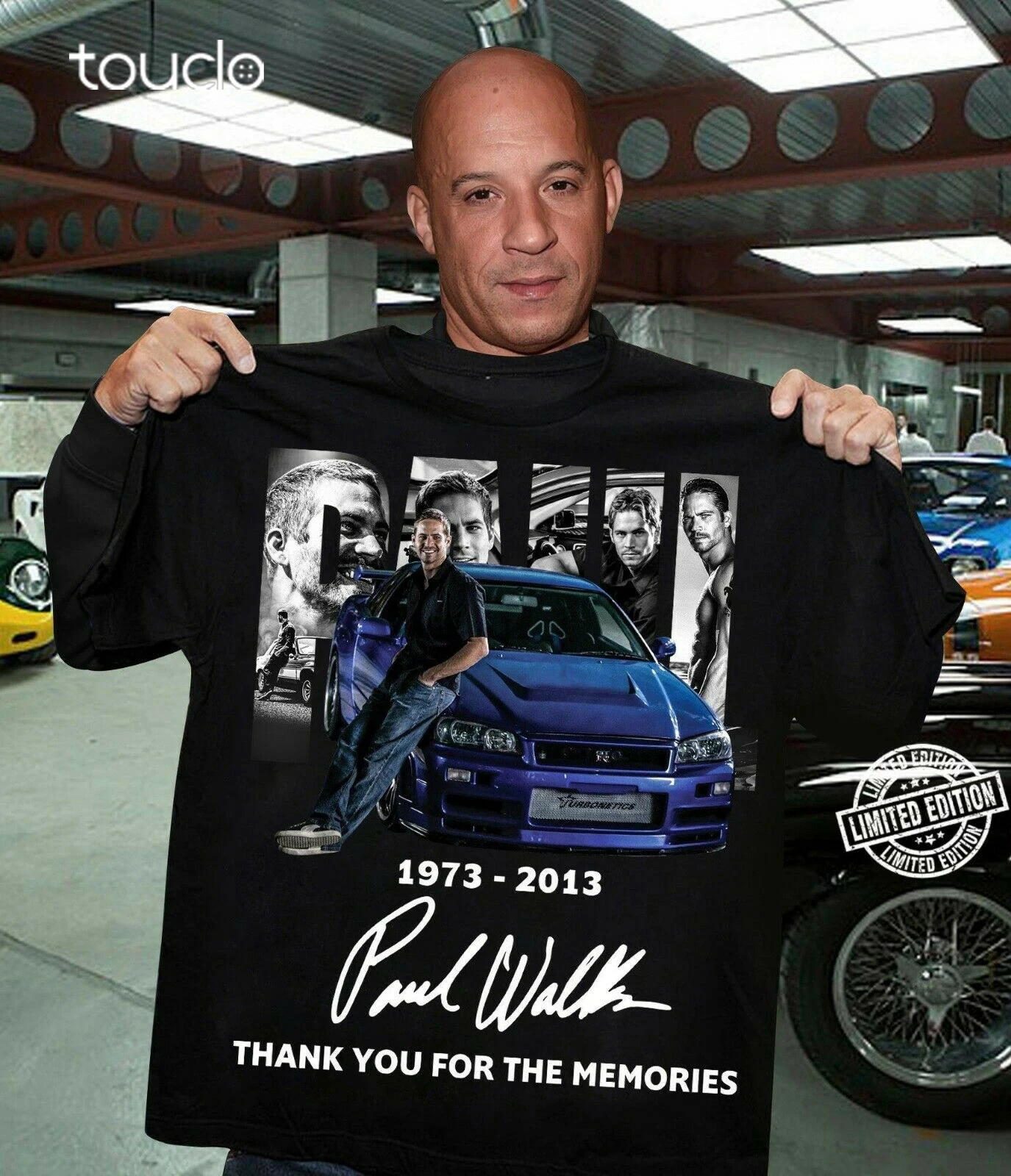 1973-2013 Paul Walker thank you for the memories T-Shirt