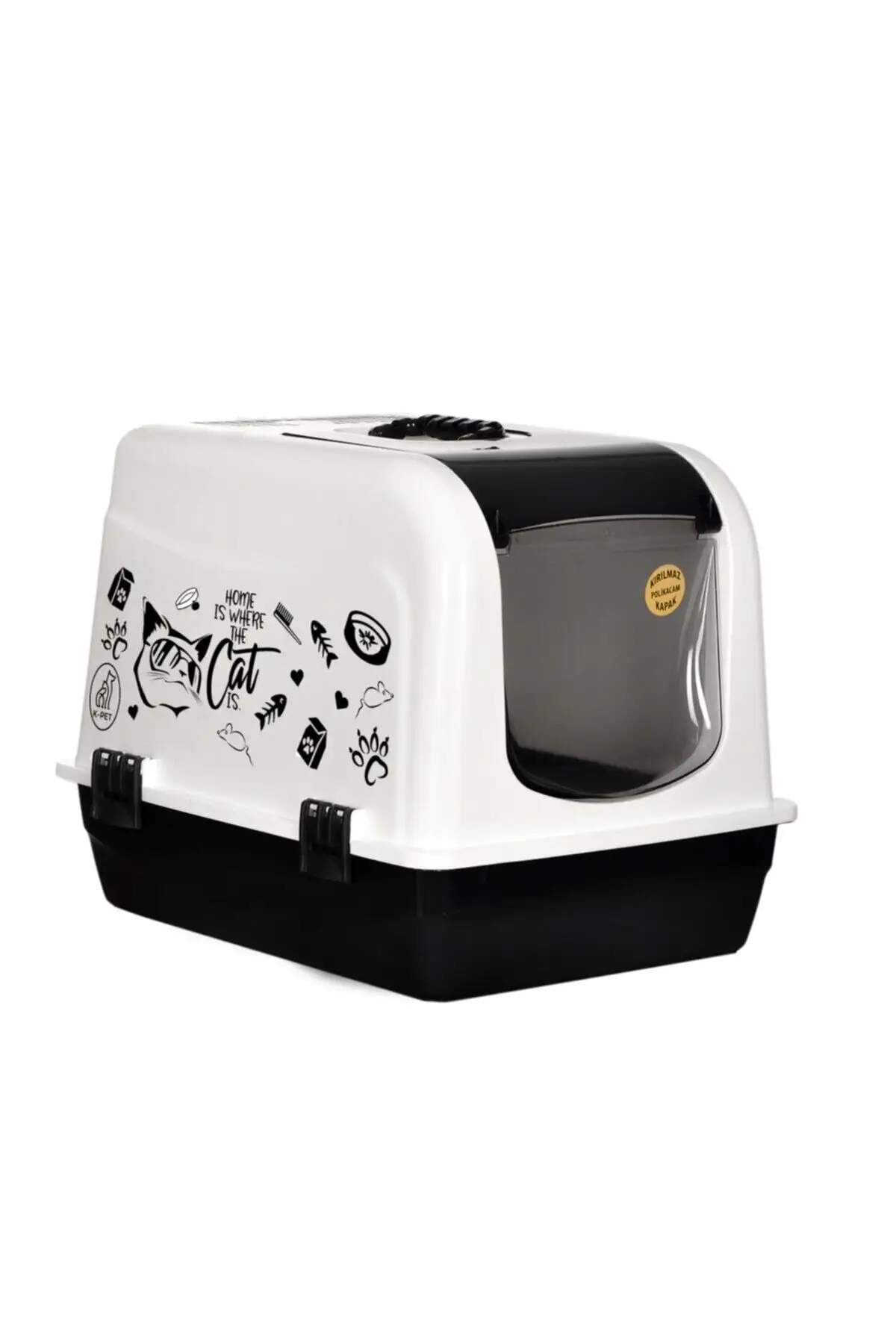 HIZARCI تريند Xxl كبير داخلي مرحاض القطط ومجداف HZRCTUV1