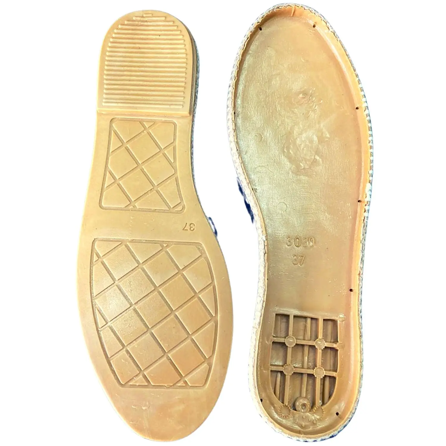 Ipekbazaar Lightweight & Quality Polyurethane Wicker Edge Knitted Shoes Sole For Hobby Hand Knitted Shoes Making Tbn57