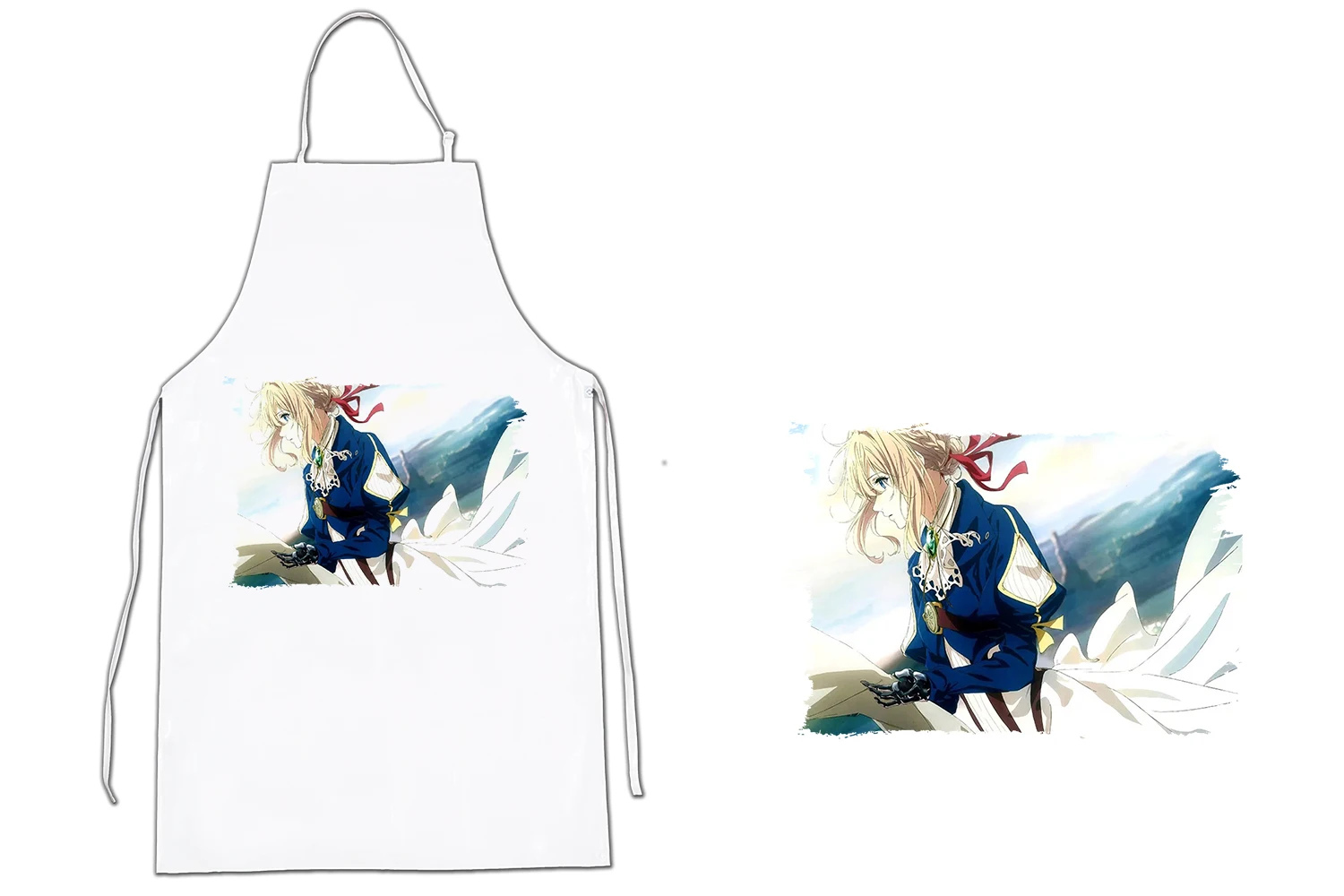 Apron VIOLET EVERGARDEN PELICULA kitchen kitchen apron