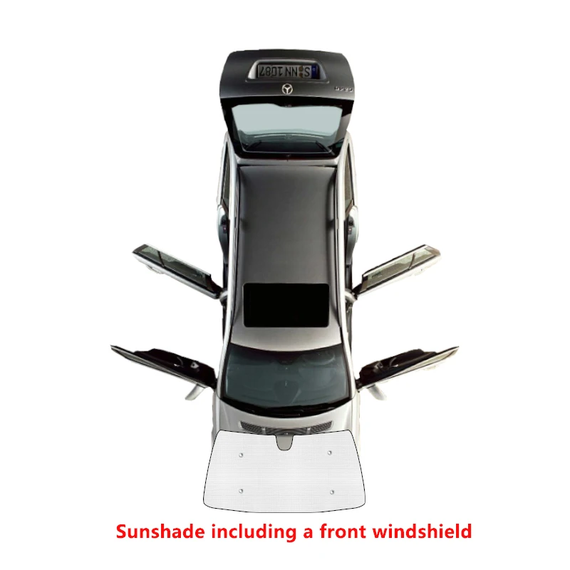 Full Cover Sunshades For Corolla E210 Touring Sport 2018~On Car Sun Protection Windshields Side Window Visor 2019 2020 2021 image 3