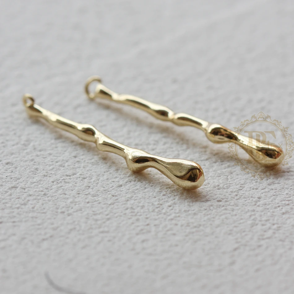 One Piece Premium Plated Solid Brass Stick - Branch Charm (4717C)