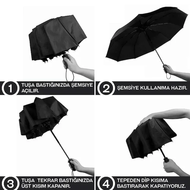 

Fully-Automatic Umbrella Black 429581945