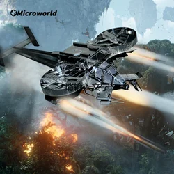 Microworld 3D Metal Puzzle Toys Avatar Scorpion Helicopter Model Kits DIY Fighter Jigsaw Christmas Birthday Gifts For Children