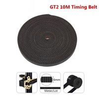 Twotrees 10m GT2-6mm Open Timing Belt Width 6mm GT2 Belt Rubber Samll Backlash Cut To Length for Ender3 cr10 Anet 3D Printer