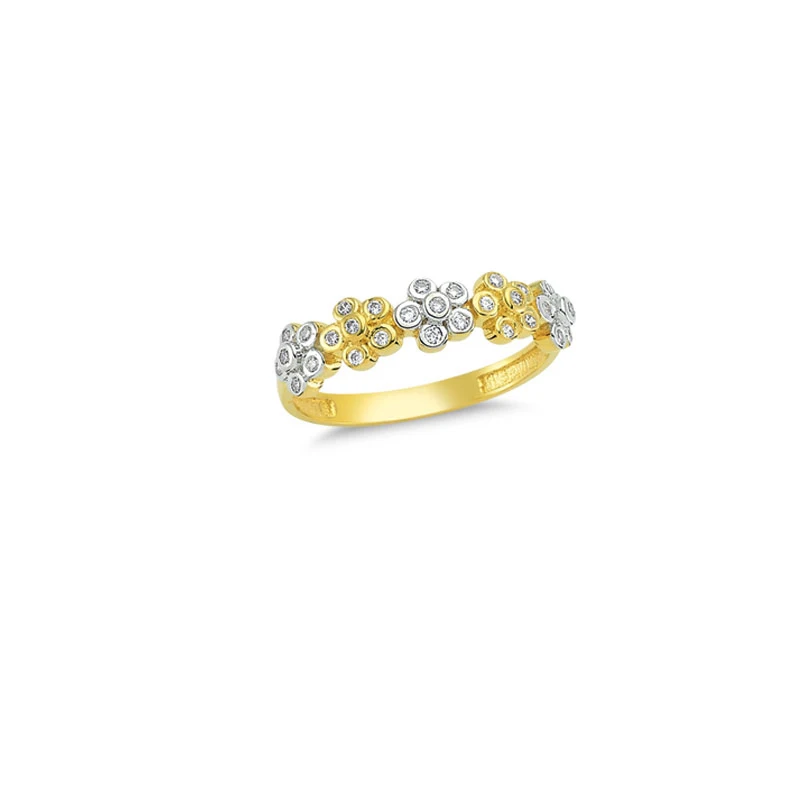 14K Solid Gold Designer Ring for Women