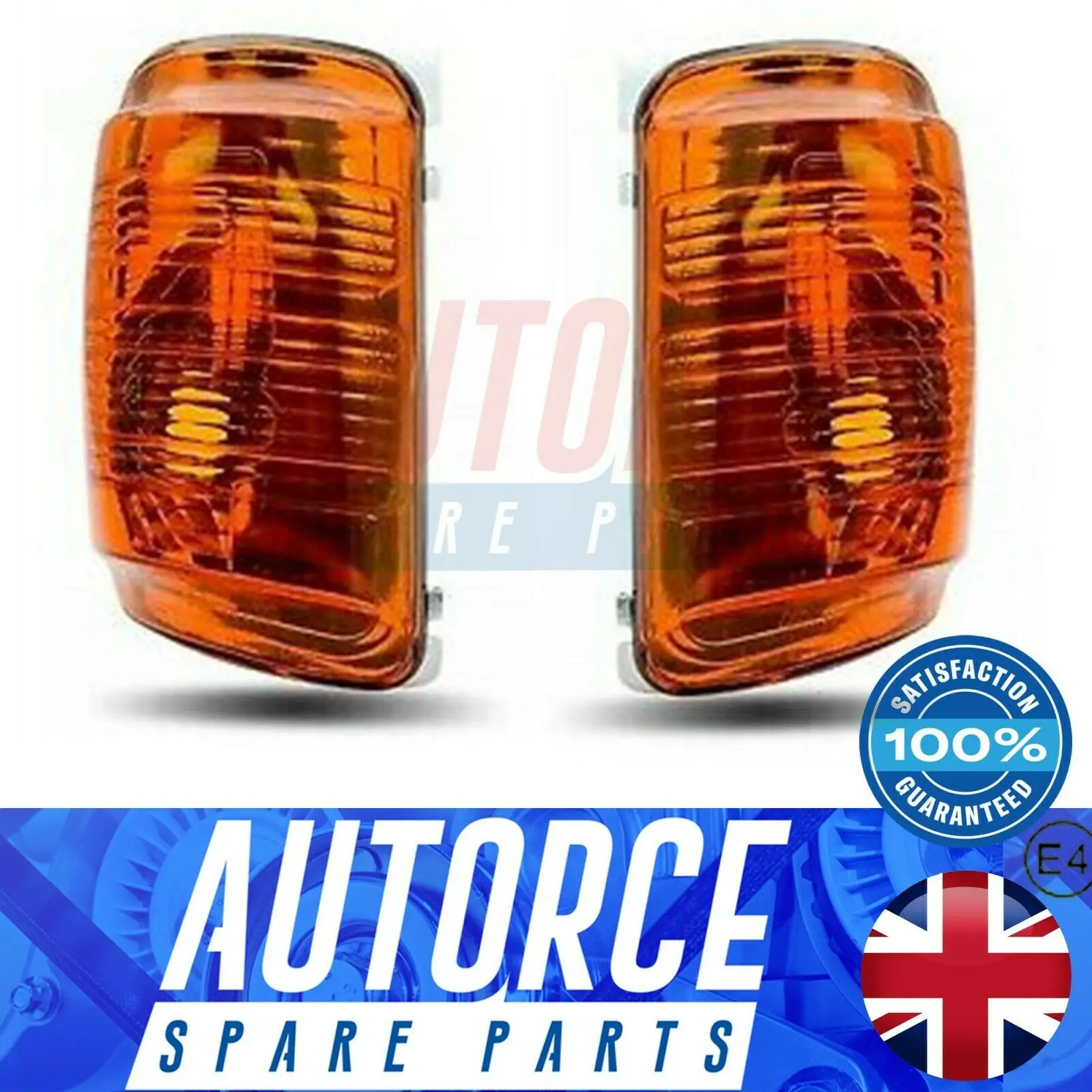 AUTORCE LEFT-RIGHT DOOR WING MIRROR INDICATOR LAMP LENS INTENDED FOR FORD TRANSIT MK8 BK3113B382BB, 1847390, BK3113B382BA