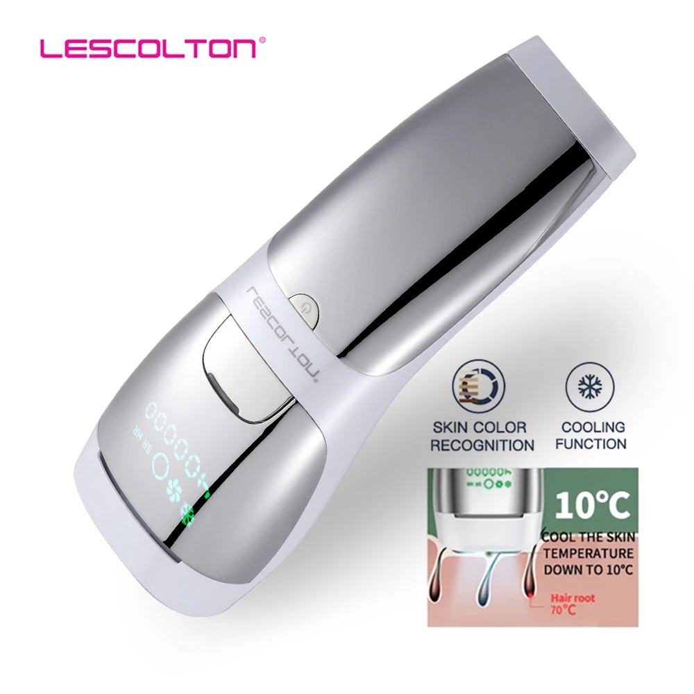 

Lescolton Sapphire IPL Epilator Laser Hair Removal Diamond Blue Cool Plainless Photoepilation for Men Women Electric Depilador