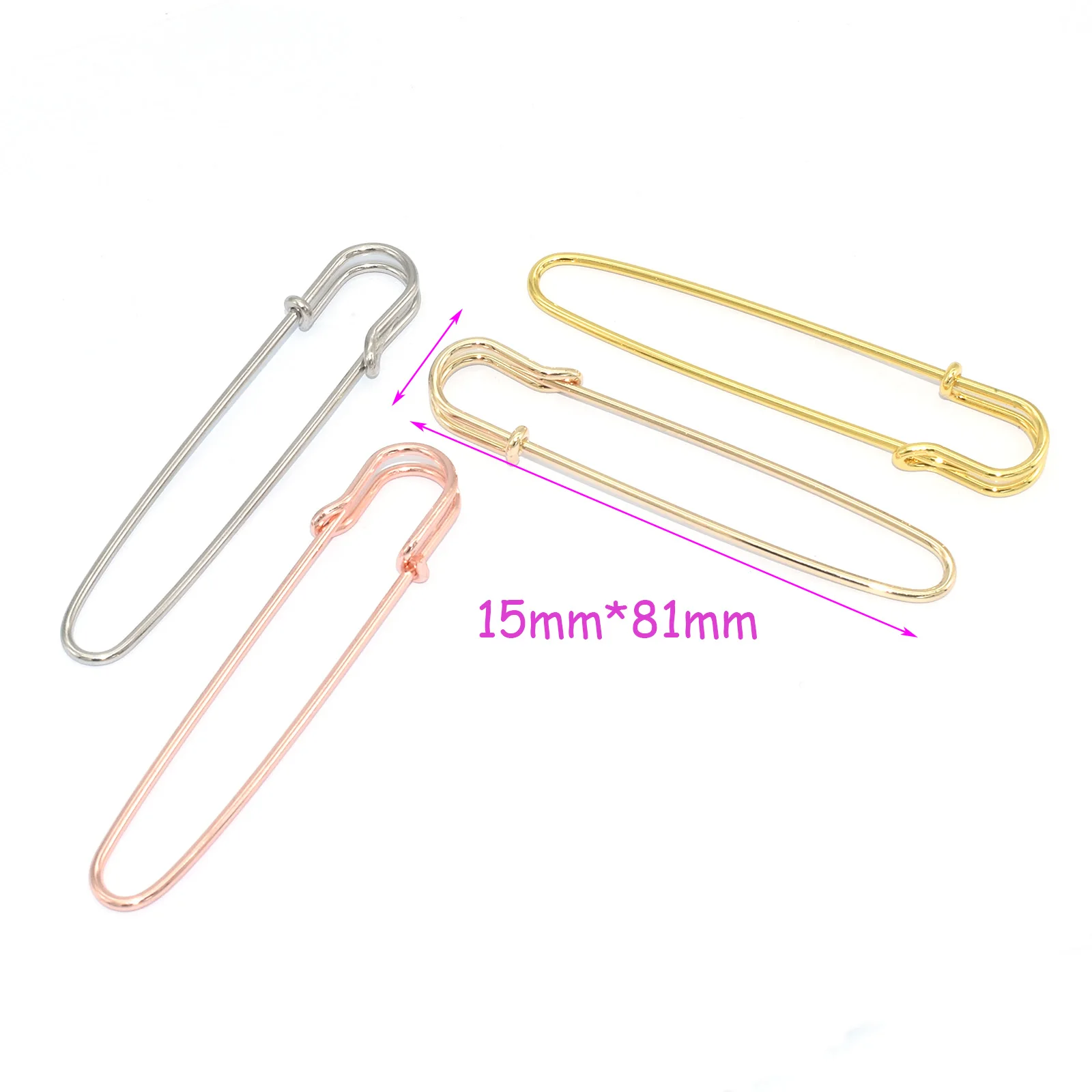 Heavy Duty Large Safety Pin Premium Safety Pins Safety Pins with Back Big for Home Office Use Art Craft Sewing Jewelry Making