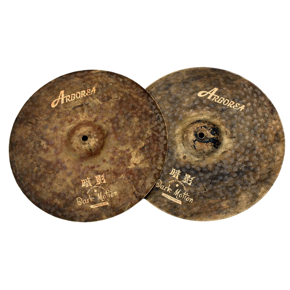 100% Handmade Arborea Dark Motion Cymbals 14