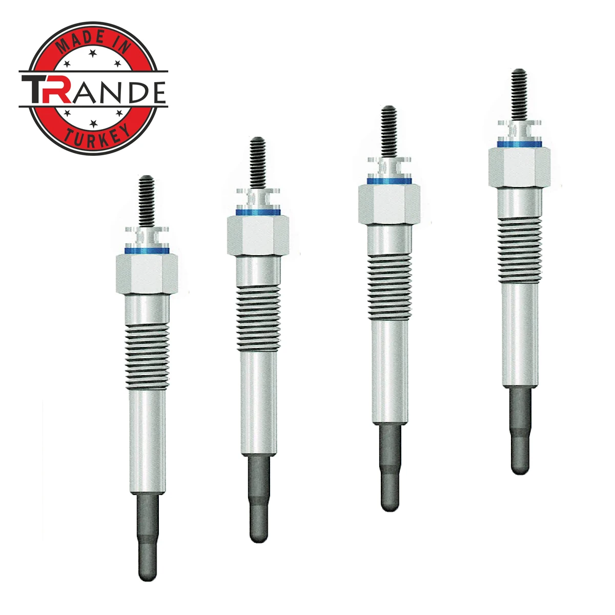 Trande Diesel Engine Heater Glow Plug 4 Pcs 11V For 1214043 Made In Turkey Trande Store Guarantee