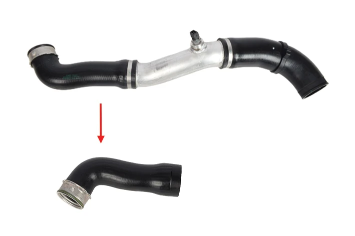 Turbo Intercooler Hose BMW 320 D / 318 D / E46 11617799397 11617791393 Without Metal Pipe