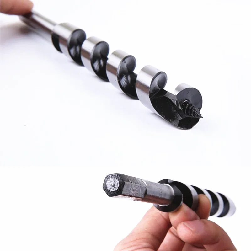 Citop 1pcs 6/8/10/12/14/16/18mm Hex Shank Auger Drill Bits Wood Carpenter Masonry Hand Tool Wood Drills Set for Woodworking