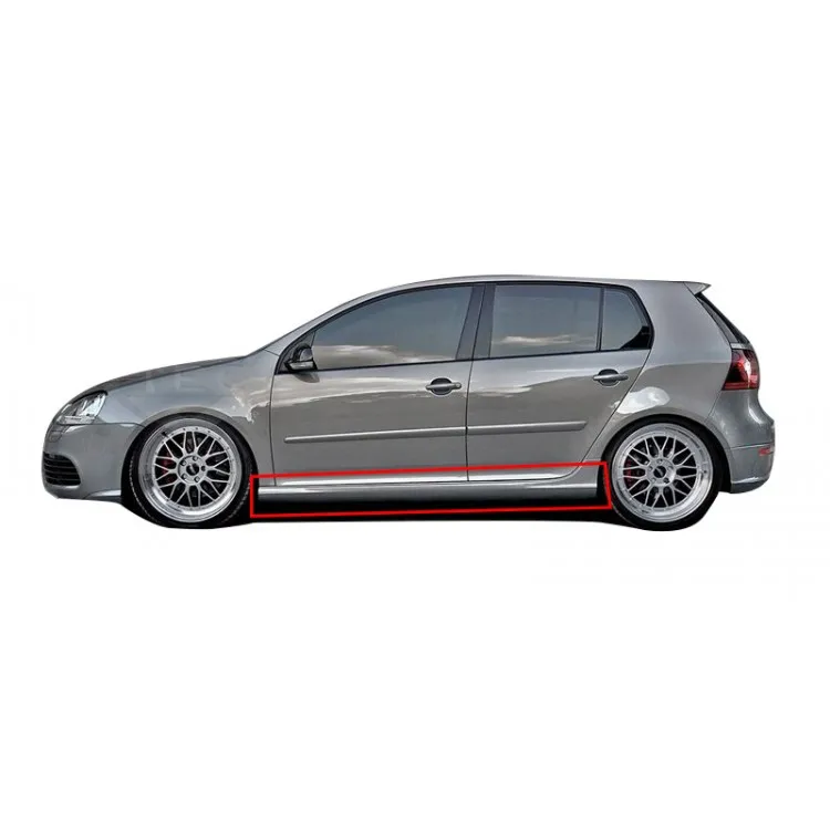 Vw Golf5 - Golf6 GTI Still Side Skirt For Golf 5-Golf 6 4 Door Models 2003-2012 Abs Plastic