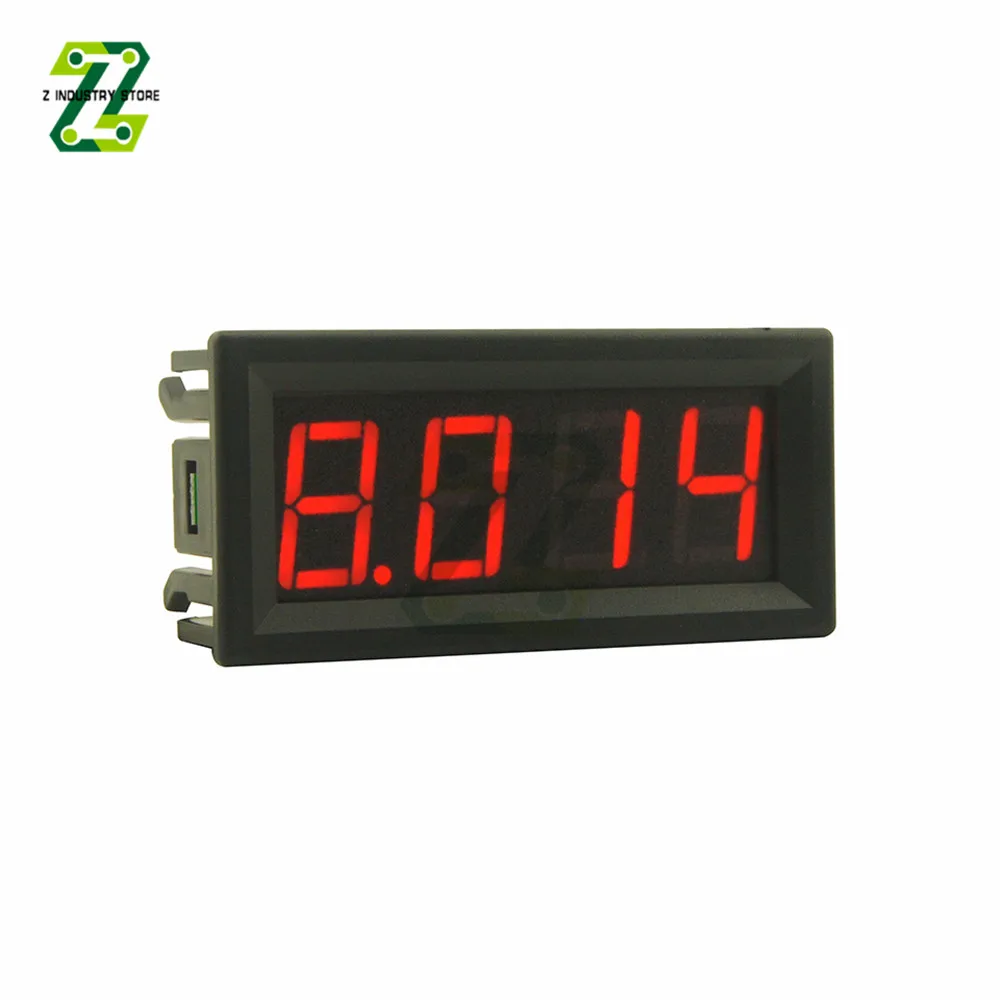 LED Display 0-10A 4-digits bit Ammeter Current Panel Meter Gauge 0.56 inch Red Green Blue