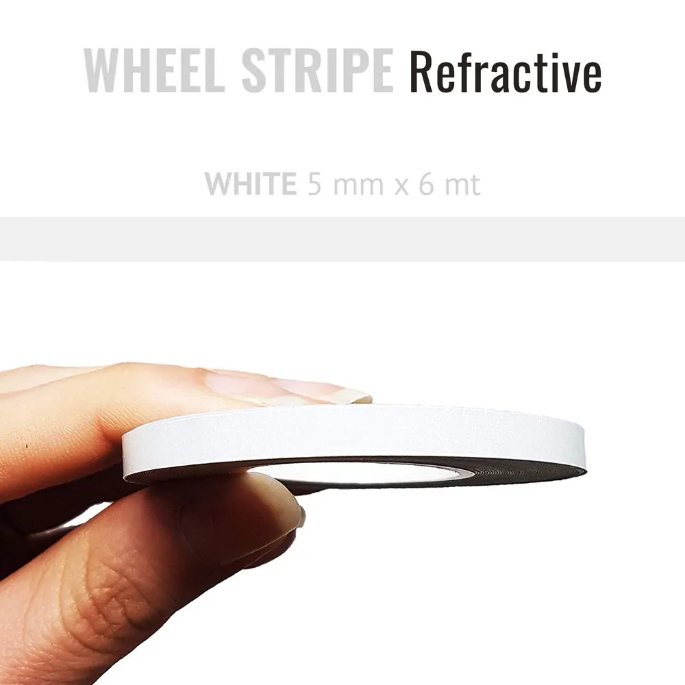 Wheel Stripe reflective adhesive strips for motorcycle Wheel, 5 mm