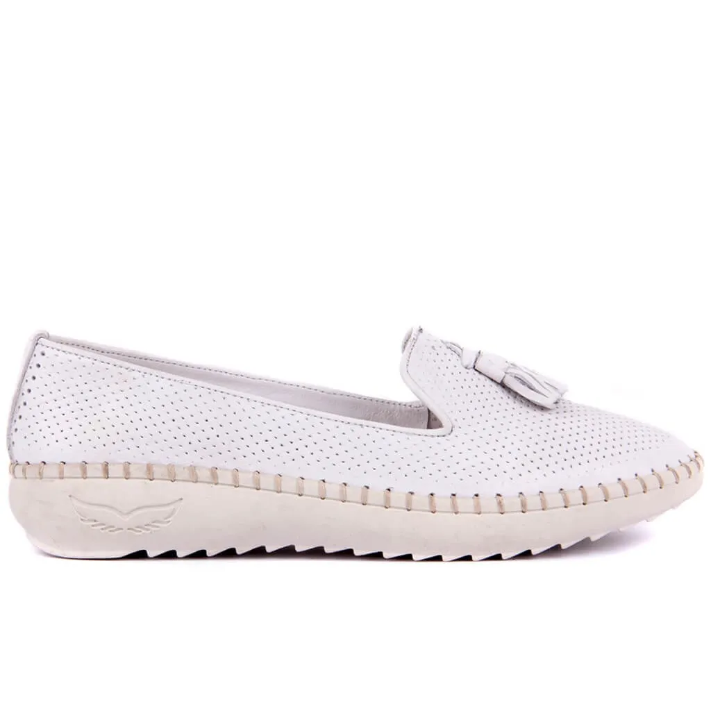 Voile-Lakers Blanc Femmes Chaussures Décontractées