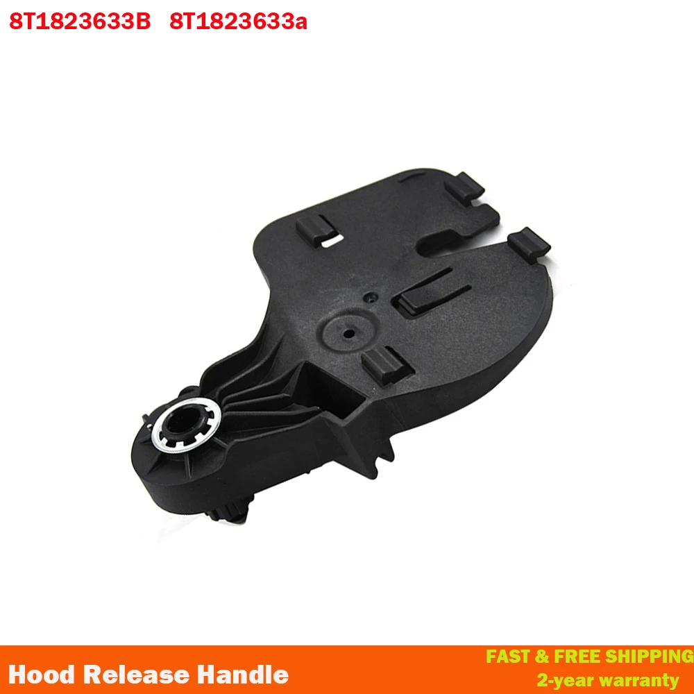 Car Hood Latch Release Handle Mount Bracket 8T1823633 8T1823633A 8T1823633B For Audi A3 A4 S4 B8 2008-2017 A5 S5 A6 A7 RS5 LHD