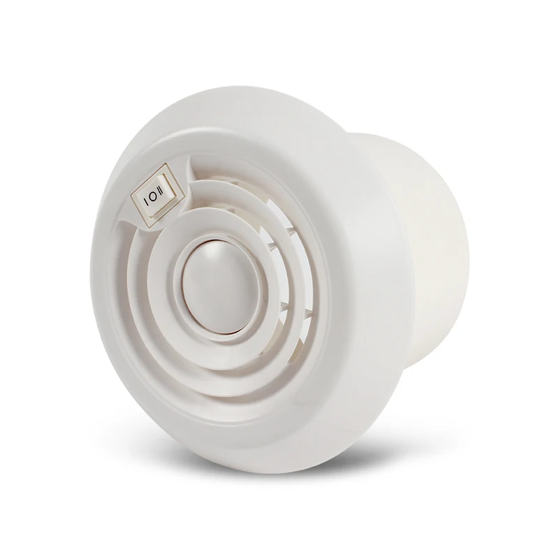 

DC 12V White Reversible Fan Mushroom Head Roof Ceiling Vent Grille A/C Air Register Vent for camper accessories