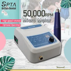 Pièce à main de pointe de turbine de laboratoire, micromoteur sans carbone, équipement de dentiste sans balais, Odontotecnic, 2.35mmHP, 50,000 tr/min, haute qualité