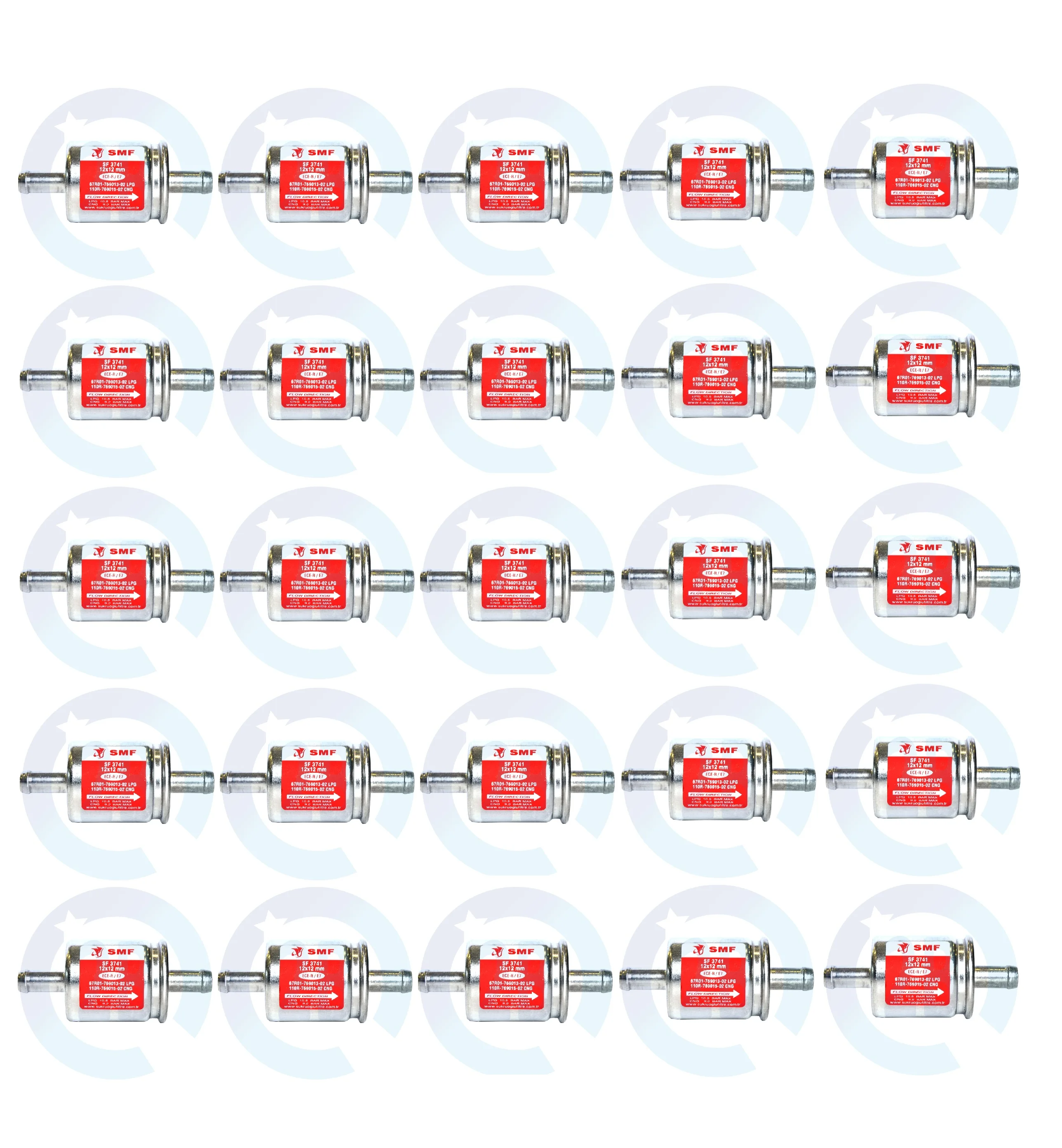 25 Pieces LPG CNG GPL Filters 12mmx12mm Zenit Digitronic EuropeGas Stag KME Atiker All Type