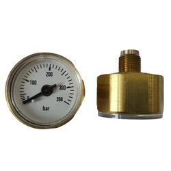 EDgun 28mm Dial Precision Air Pressure Gauge FX Manometer 350Bar With 1/8'' BSP or M10 Thread