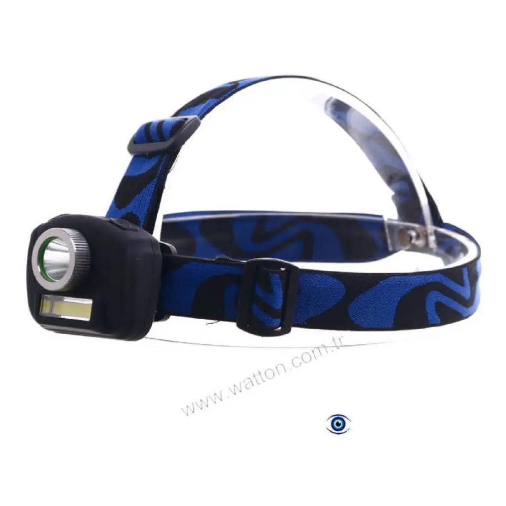 Watton Zenon With LED Head Lamp Flashlight Camping Hunter Mountaineer Işığı