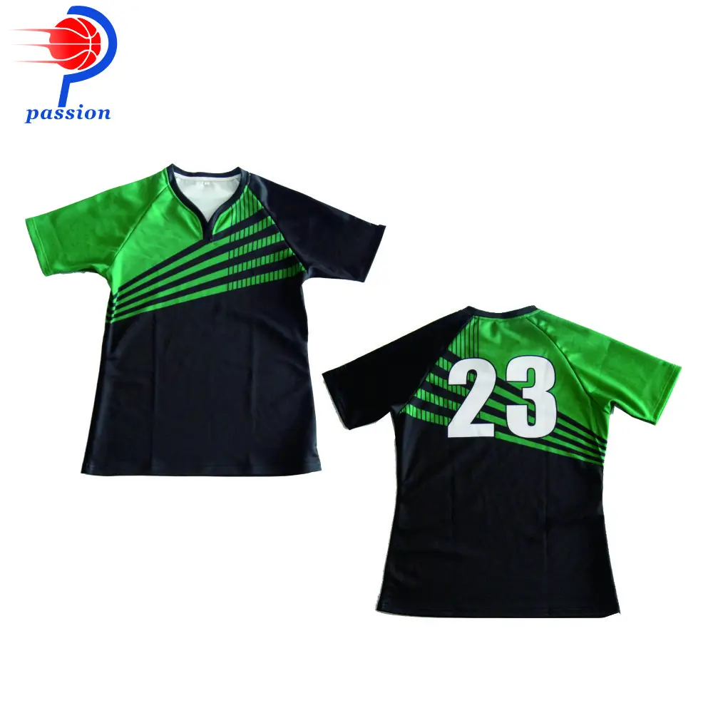 

Custom Rugby Shirt - Sublimation Printed - Team/Player Names & Numbers