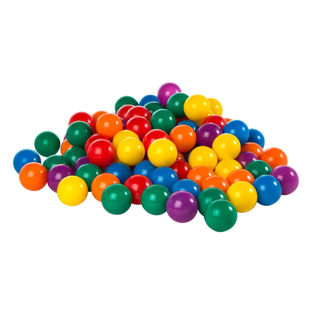 INTEX Pack 100 balls multicolor 6,5 cm diameter, pool balls, children's park, children's pool balls, outdoor games, outdoor playground, children's playground balls, playground balls, pool balls